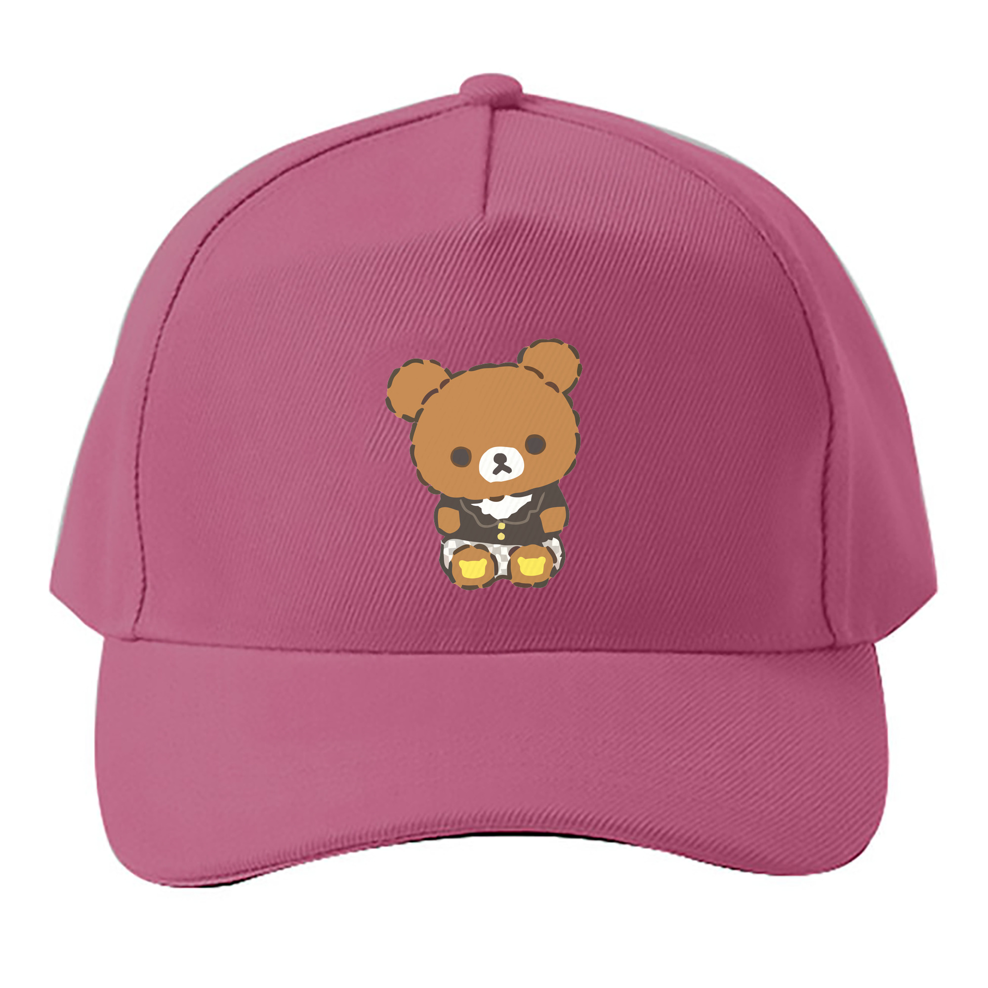 （画像用） リラックマ リラックマ キイロイトリ Rilakkuma Korilakkuma Kiiroitori ベースボールキャップ 綿100％ 男女兼用 帽子 スポーツ